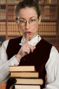 Librarian Shushing