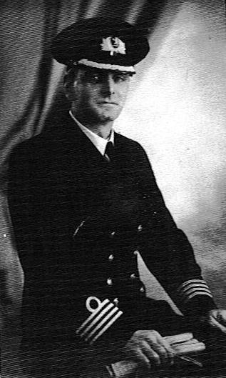 Captain Ernest Coultas, O.B.E., Lloyd's War Medal for Bravery at Sea, Master of M.V. Empire Elaine, 1942-44.