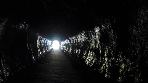 Looking back - tunnel #1