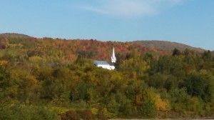 The Valley (The church is on the Canadian side)
