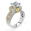 Supreme+yellow+and+white+gold++engagment+ring+with+yellow+and+white+diamonds