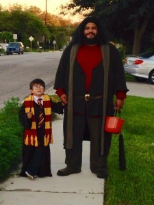 Hagrid and Harry Potter