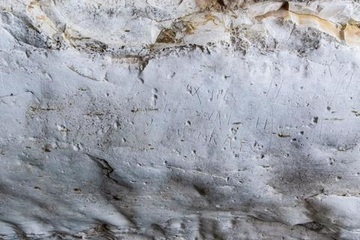During World War Two, soldiers scrawled a message across the ceiling of an ancient water cistern.