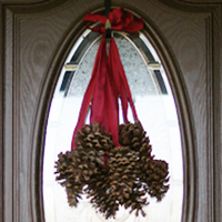 Hanging Pinecones