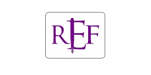 logo with white and frame in black