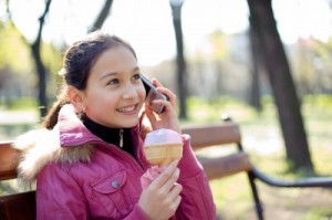 happy-only-child-phone