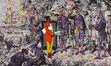 Possession Island by Gordon Bennett. Courtesy Museum of Sydney.