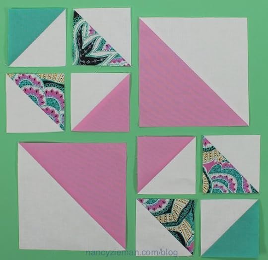 How to make 1/2-square triangles by Nancy Zieman