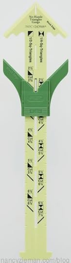 Nancy Zieman No Hassle Triangles Gauge by Clover Needlecraft