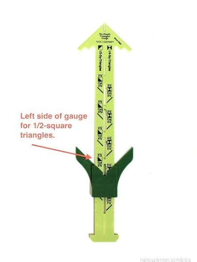 Nancy Zieman No Hassle Triangles Gauge by Clover Left Side IMG_4158