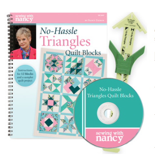 How to make 1/2-square triangles by Nancy Zieman