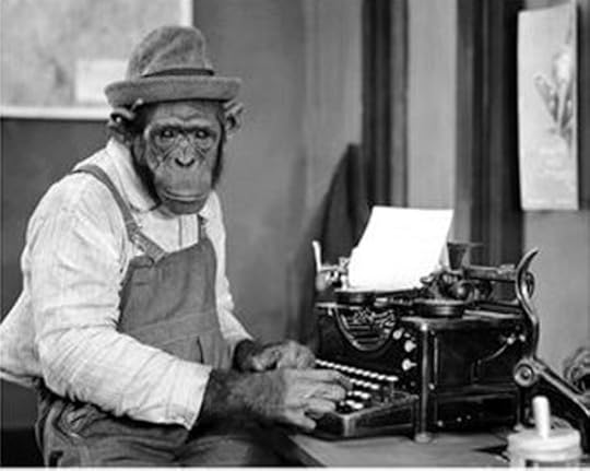 chimpanzee-at-typewriter