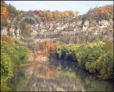 View of the Palisades from the Kentucky River Palisades Trail. Photo by Karry Mills.