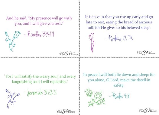 8 Scripture Cards for When You're Needing Rest & Refreshment Part 2