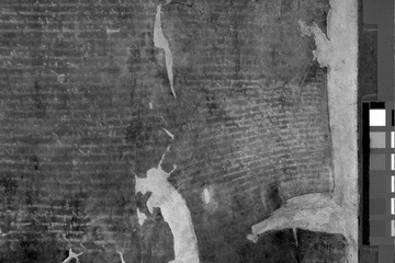Using ultraviolet light, British Library scientists were able to photograph the text of the 1215 Burnt Magna Carta that is invisible to the human eye.