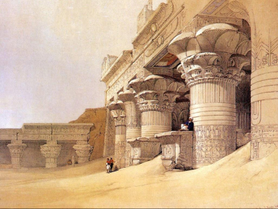 Outer Court of the Temple at Edfu