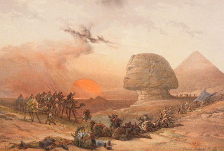 Approach of the Sandstorm, Giza