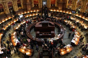 Main Reading Room Open House. Photo by Abby Brack Lewis. 