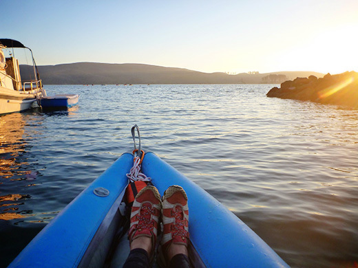 Kayaking in Tomales Bay
