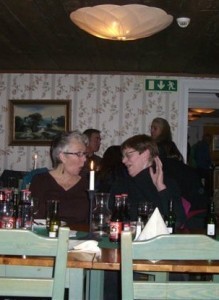 My good friend, Anna Jonasdottir and I, sharing a laugh.