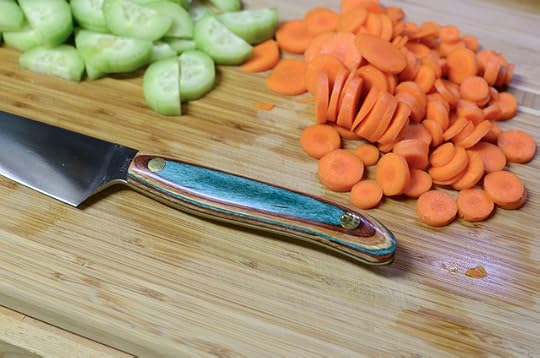on the cutting board