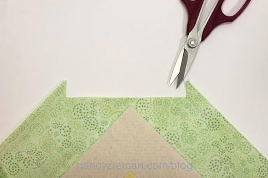 How to make mitered corners by Nancy Zieman of Sewing With Nancy