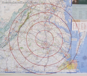 VA 100 mile map - BLOG