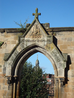 Spire through the arch