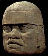 Olmec six feet high found in jungle