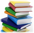 Photo of stacked books