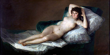 La maja desnuda (circa 1797–1800), known in En...