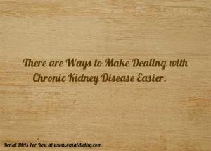 living with chronic kidney disease