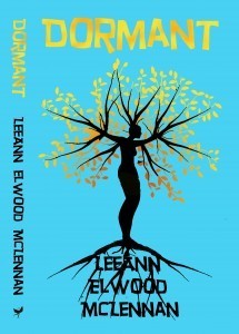 Cover of Dormant- a tree shaped like a woman sprouts leaves