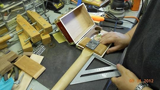 Adjusting the Neck with a Speed Square