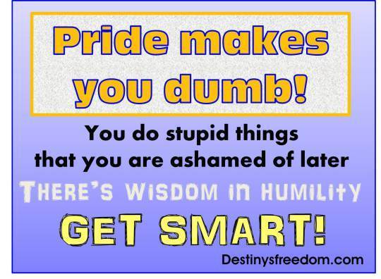 Q50 Pride makes you dumb