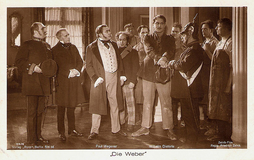 Wilhelm Dieterle and Paul Wegener in Die Weber