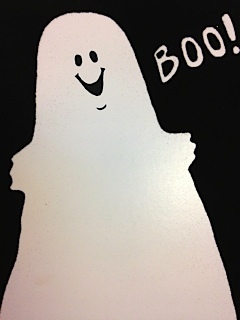 ghost saying boo