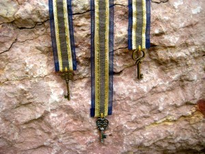 Antebellum Awakening Handsewn Bookmarks with Skeleton Keyt: Available to Win from Miss Mabels.com