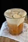 Hard Cider Pumpkin Float via Dine and Dish