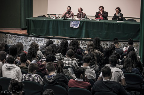 Un momento della presentazione, con Filippo Radogna e Donato Altomare.