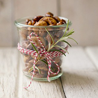 Rosemary Honey Roasted Nuts