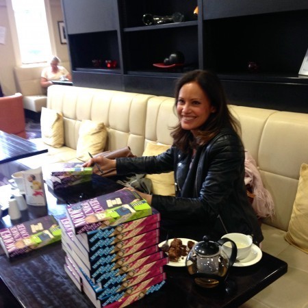 Signing stock in Waterstones Manchester Deansgate...