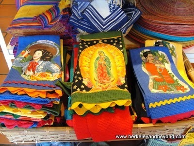 colorful kitchen towels at Bazaar del Mundo in San Diego, California