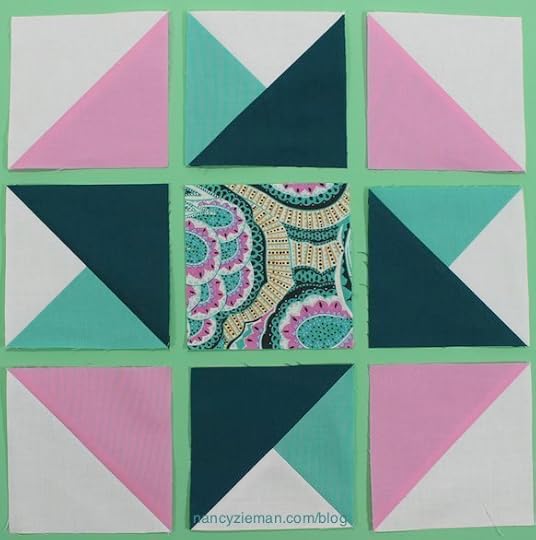 how to sew 1/4-square triangles by Nancy Zieman