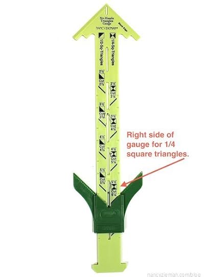 Nancy Zieman No Hassle Triangles Gauge by Clover IMG_4178
