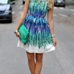 Spring dressed girl