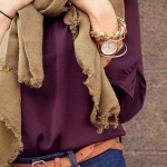 Natural rich colored outfit