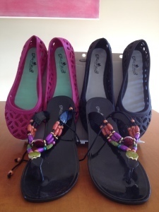 photo of jelly shoes
