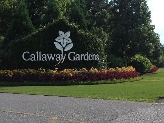 Entrance sign to Callaway gardens.