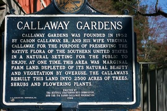 The Mission sign from the early beginning. there are now 17,000 acres.